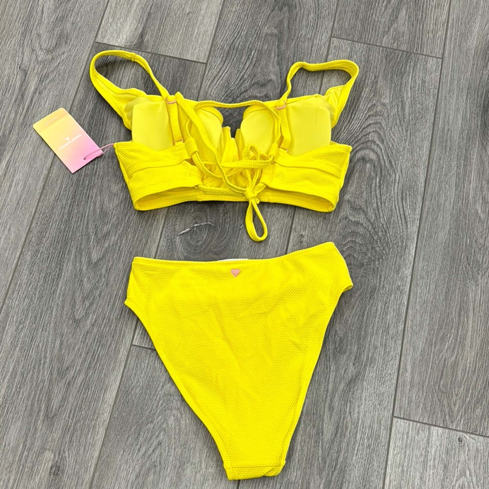NWT Stoney Clover x Target Yellow Bikini Set - Picture 3 of 3